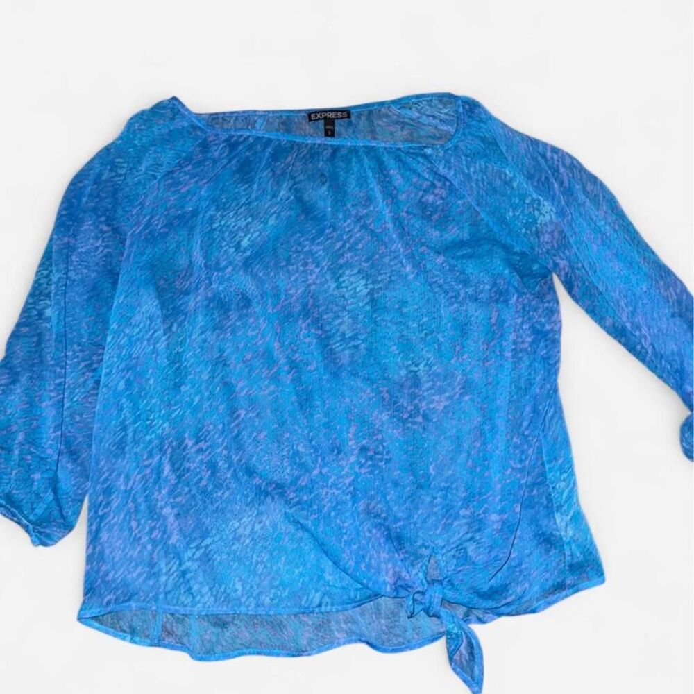 Express Women's Blue Blouse